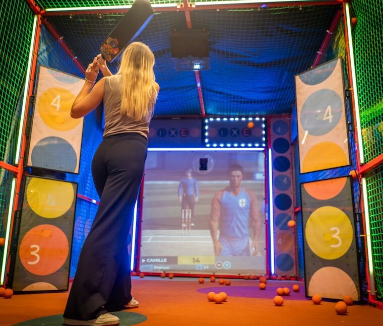 Cricket Simulators in an Entertainment venue