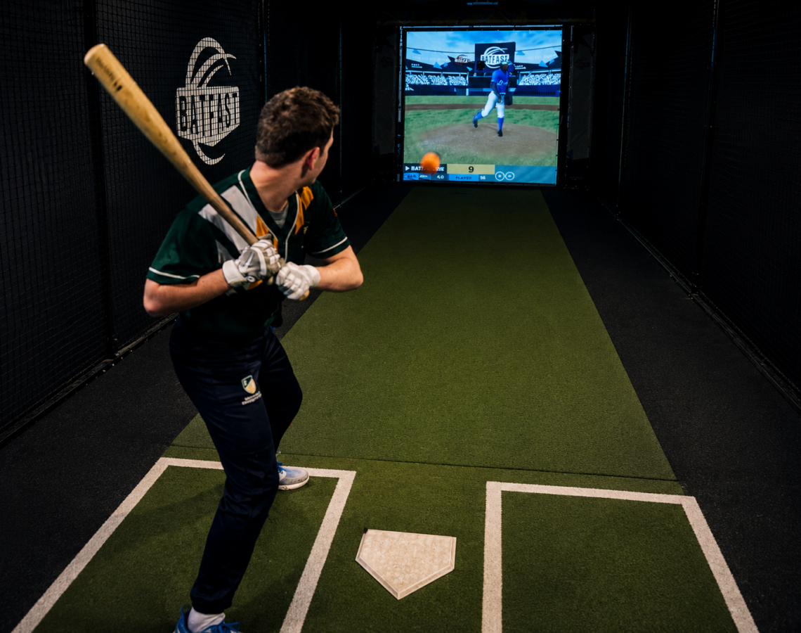 Baseball simulator training