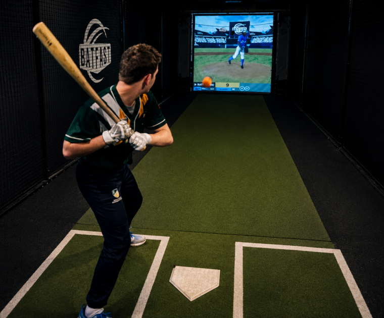 Baseball simulator training