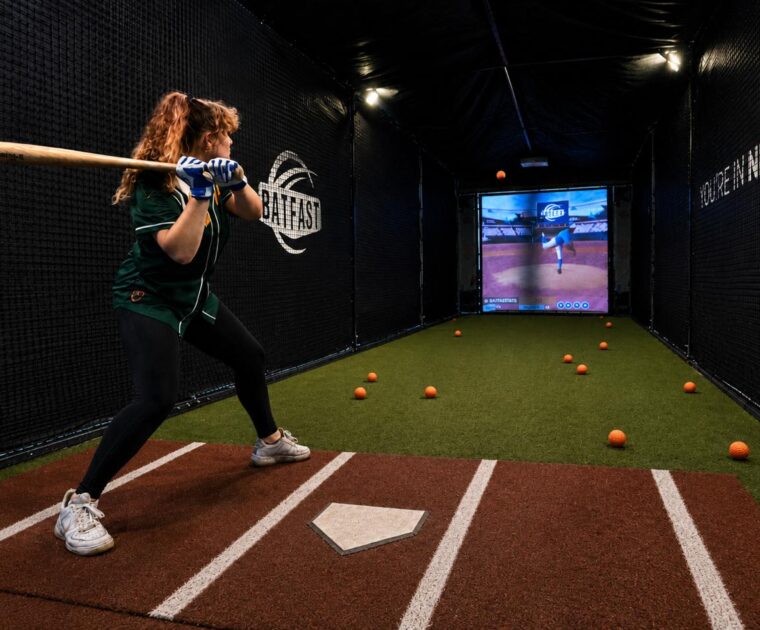Baseball simulators for training
