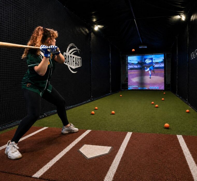 Baseball simulators for training