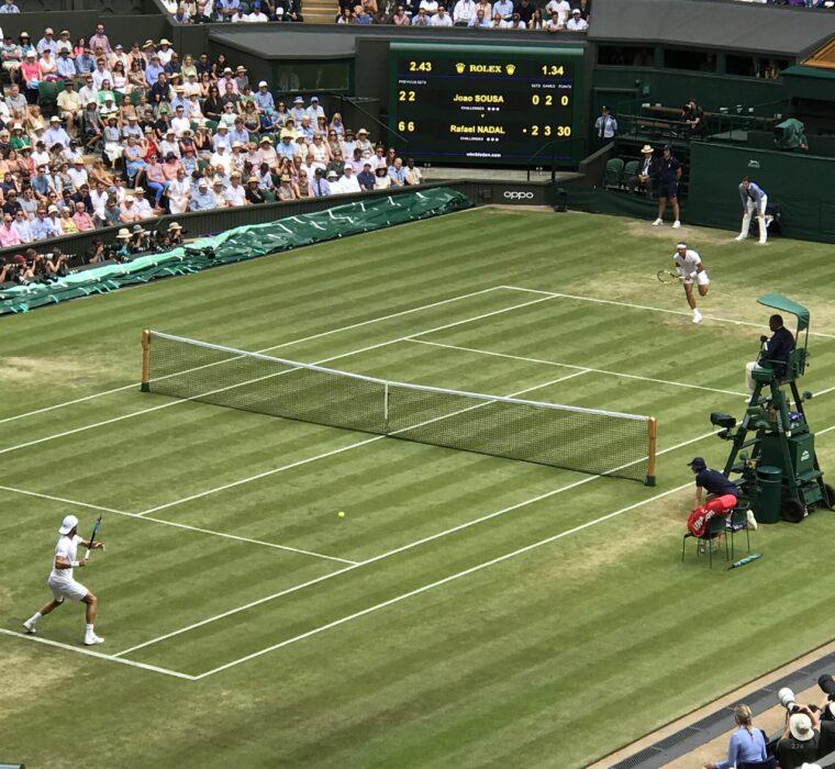 All whites - a classic Wimbledon Traditon