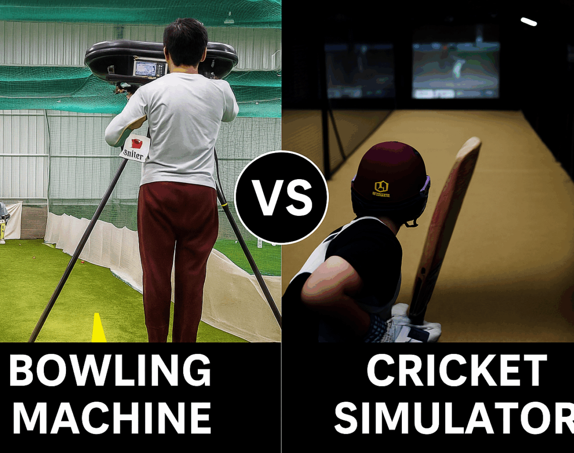 Bowling Machine vs Cricket Simulator
