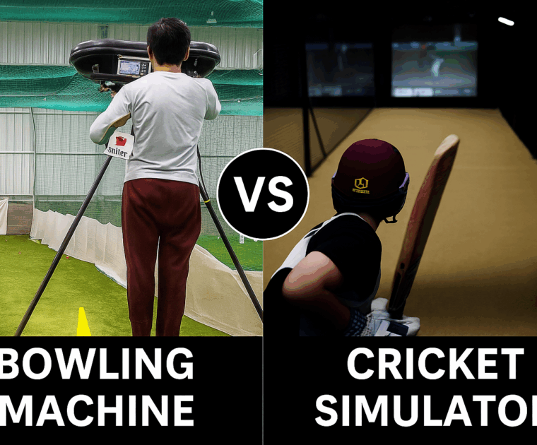 Bowling Machine vs Cricket Simulator