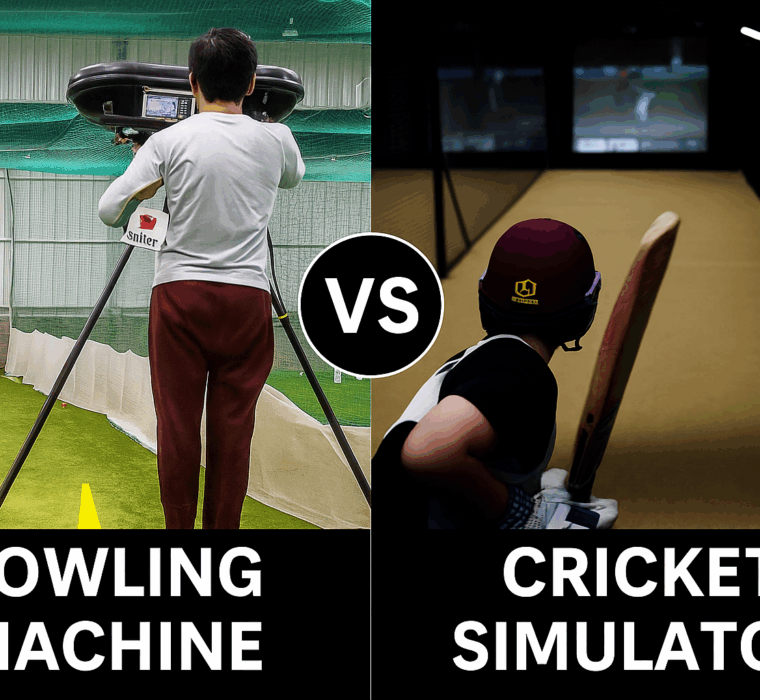 Bowling Machine vs Cricket Simulator