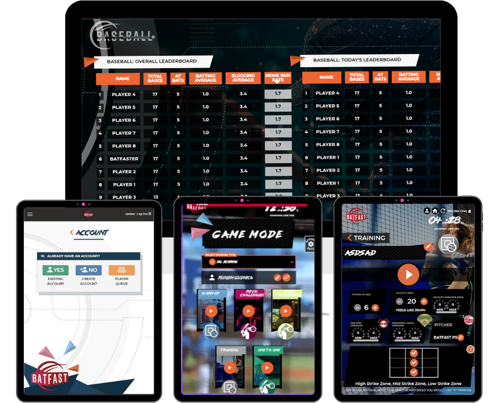 BatFast Baseball Game Modes